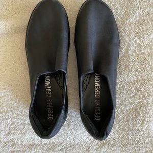 opening ceremony black platform sneakers